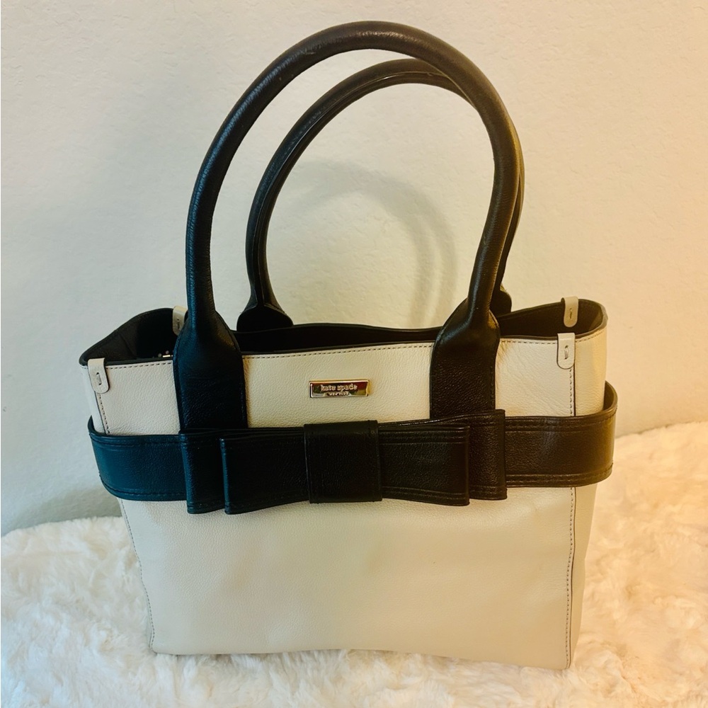 Kate Spade Quinn Villabella Avenue Tote Black/Cream